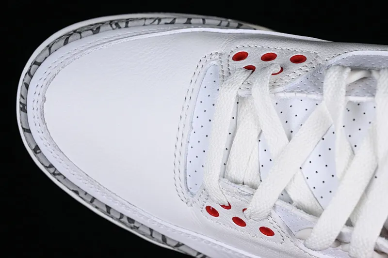 All categories Air Jordan Jordan series basketball shoes Air Jordan 3 foreign trade version Air Jordan 3 "White Cement Reimagined" AJ3 Joe 3 new white cement replica basketball shoes DN3707-100
